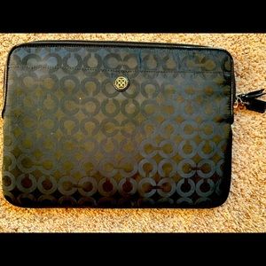 Coach laptop case
